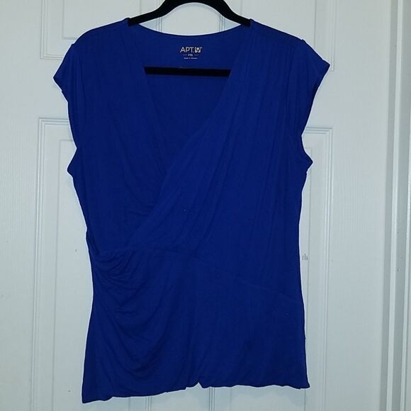Apt. 9 royal.blue  top Sz PXL  NWOT - Picture 1 of 6